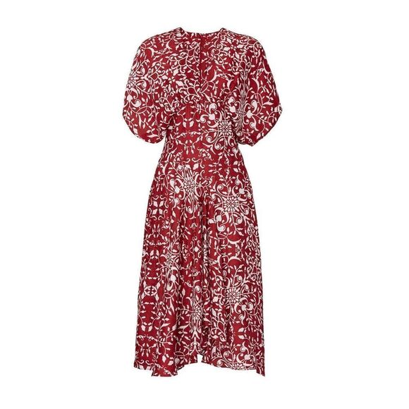 The Kooples
Red Printed Puff Sleeve Dress 💝 - Picture 2 of 14